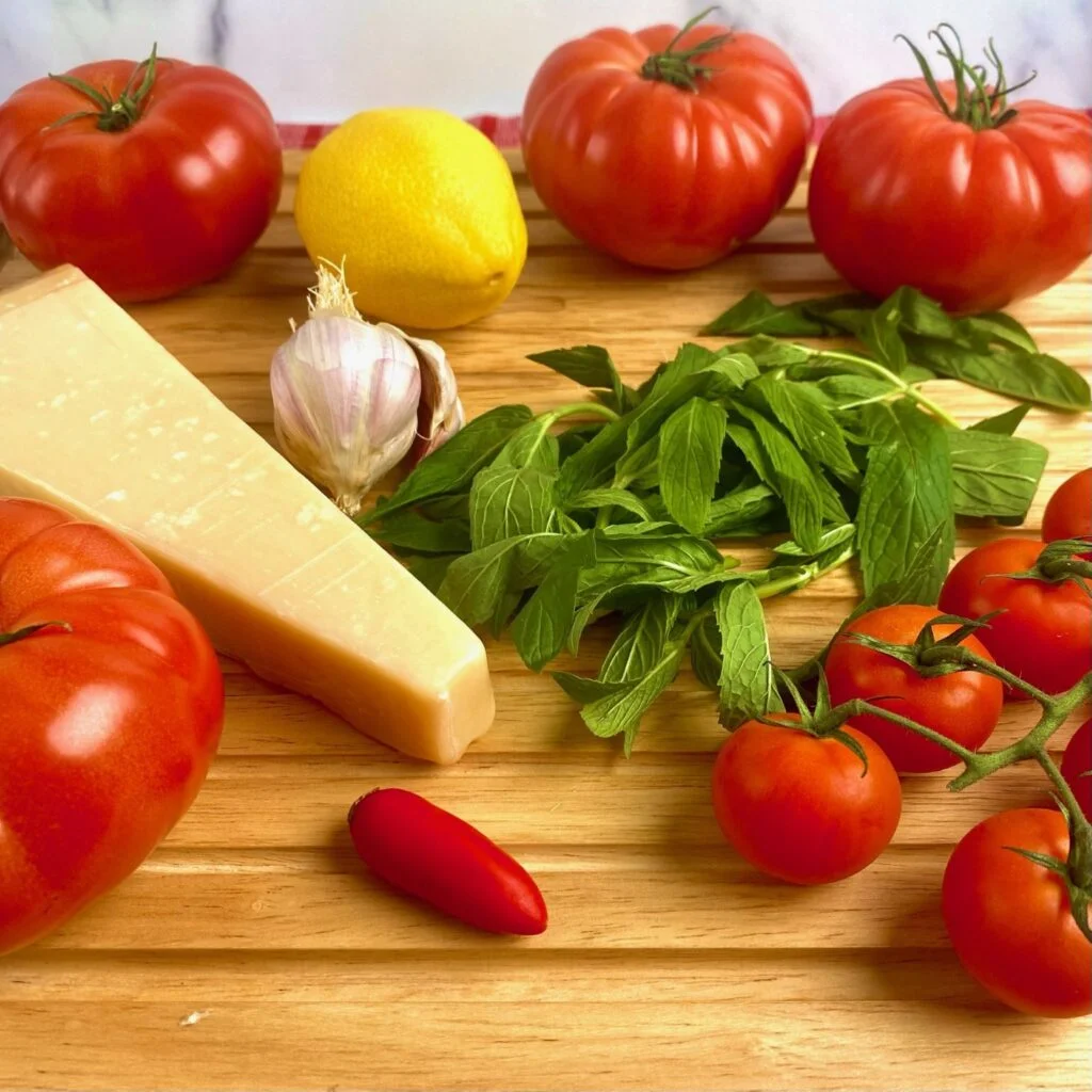 Heirloom Tomatoes in Summer