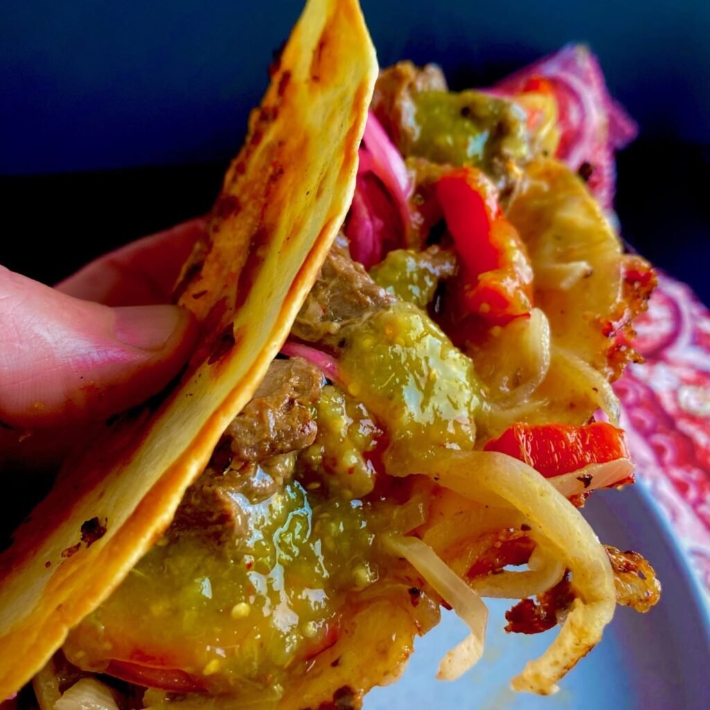 Mexican Fiesta Menu Carne Asada Tacos