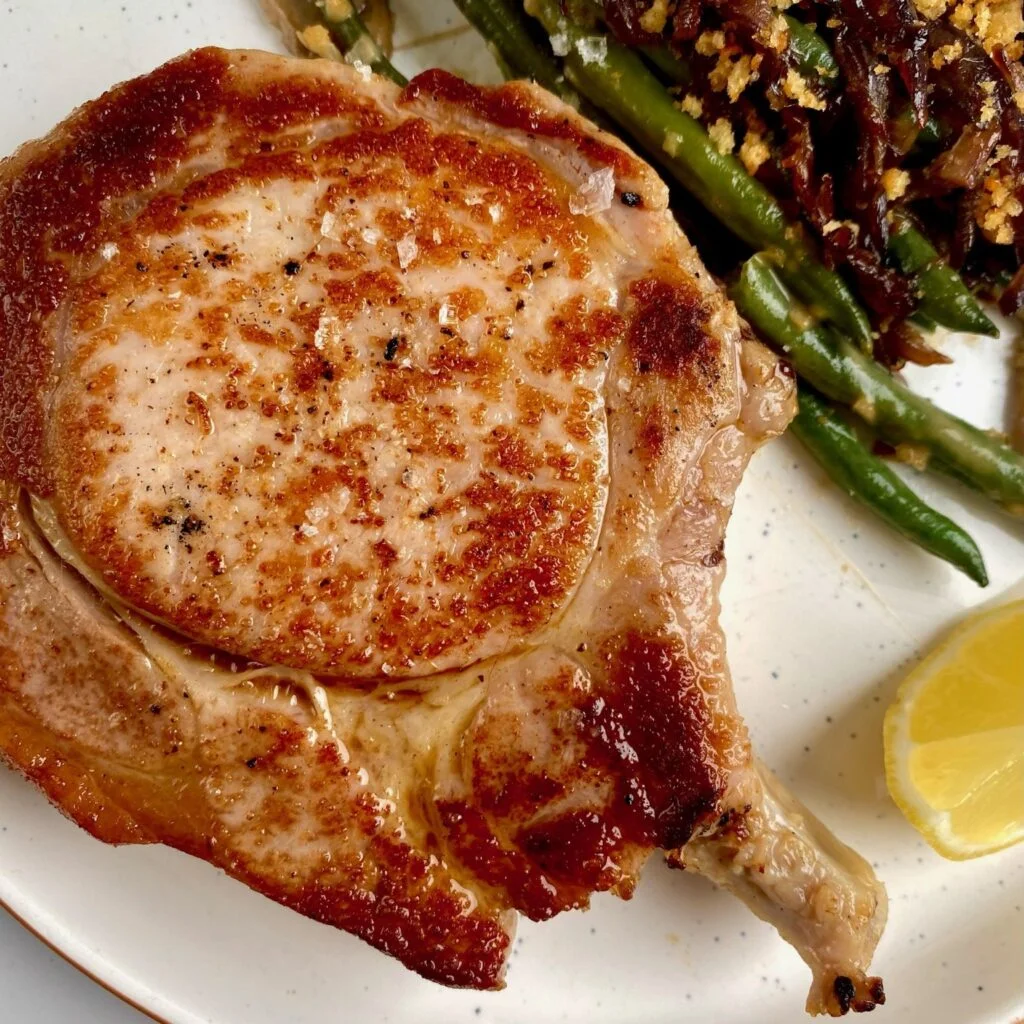 Perfectly cooked Pork Chops