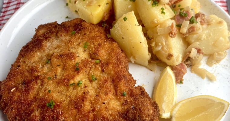 Pork Schnitzel with German Potato Salad