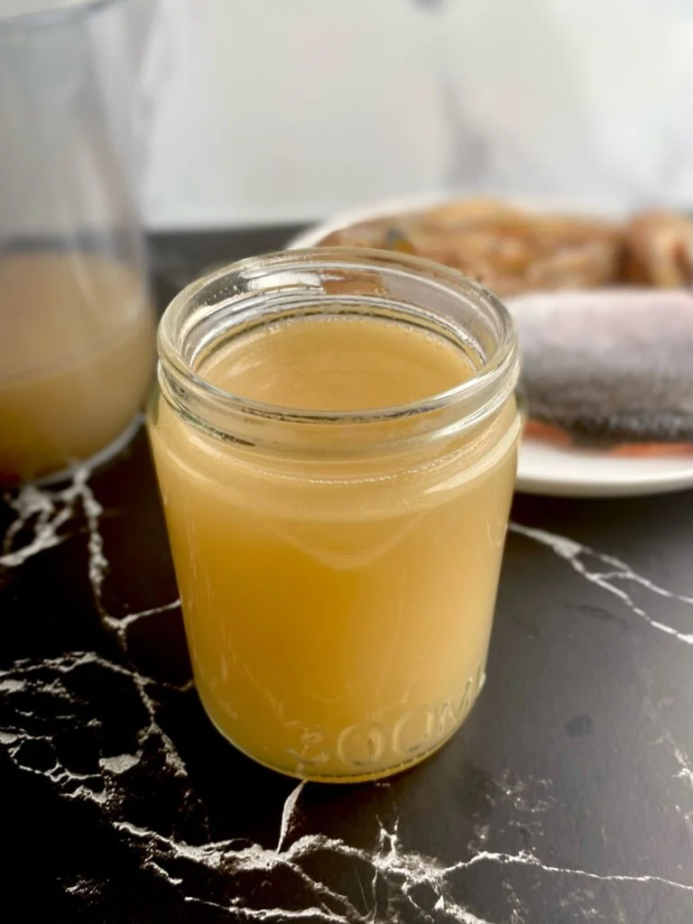 Salmon Stock in jar