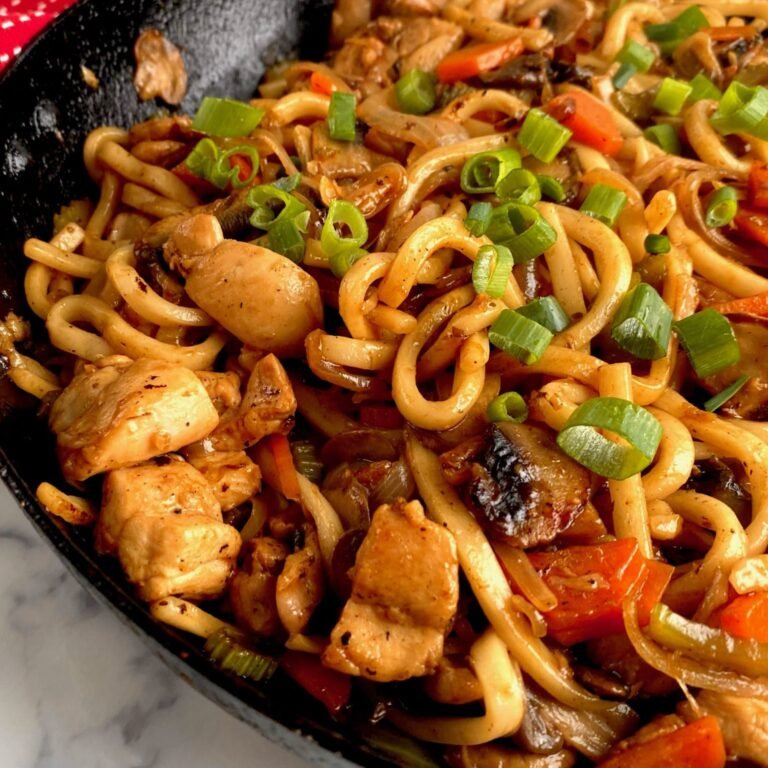Chicken Yaki Udon Noodles