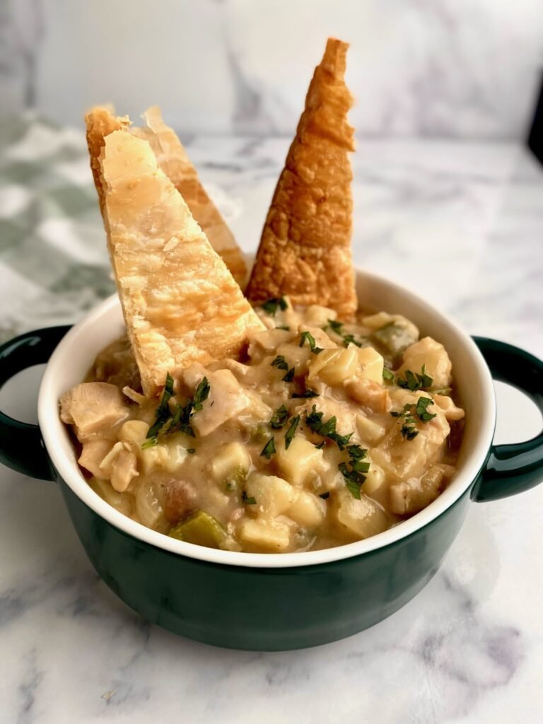 Chicken Pot Pie fun presentation