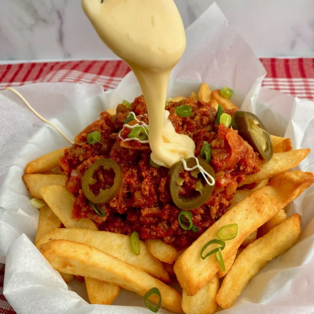 Chili Cheese Fries Homemade Fries