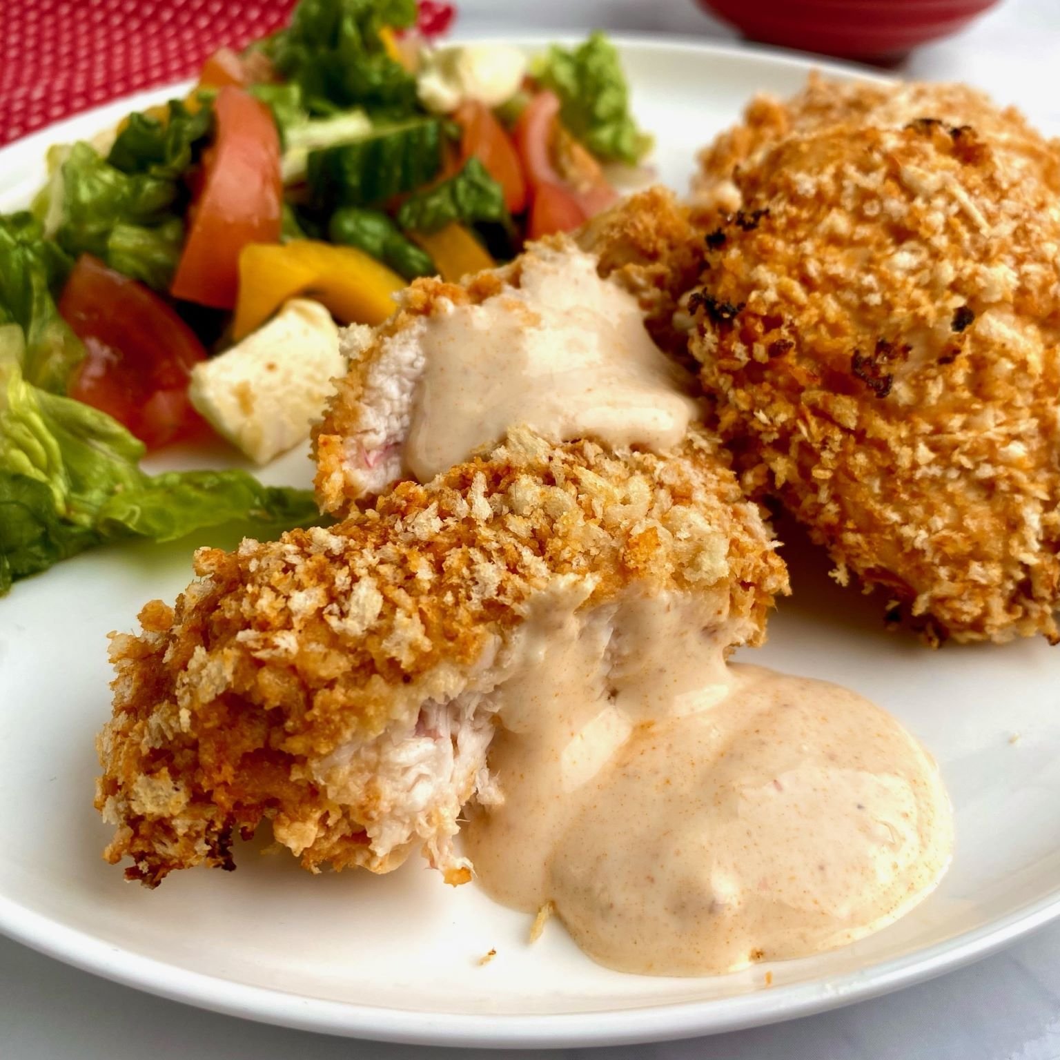 Panko Red Curry Chicken