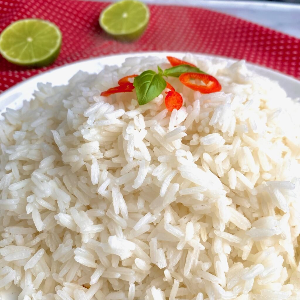 Close up of Homemade Rice
