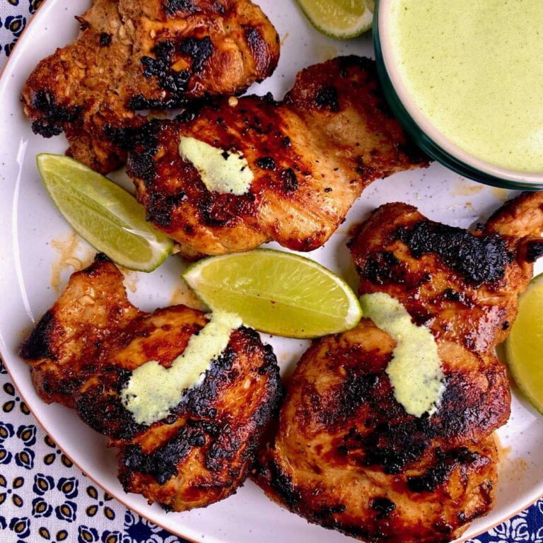 Peruvian Chicken with Spicy Green Sauce cover
