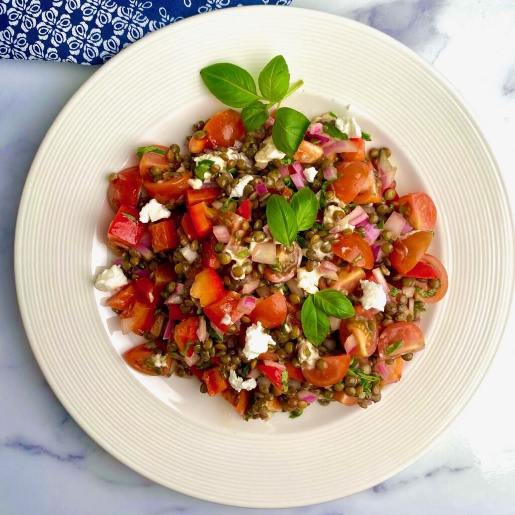 Tomato and Lentil Salad easy