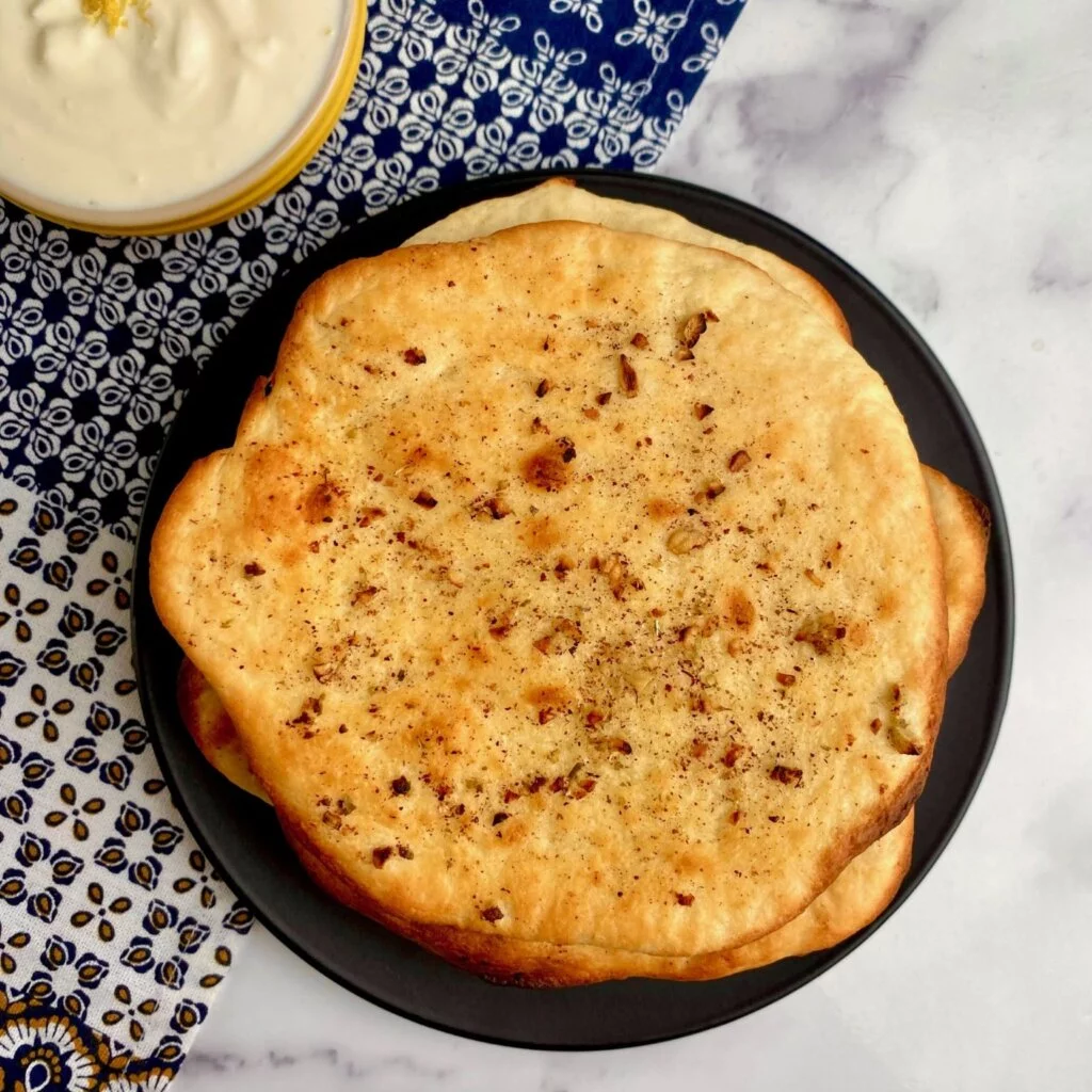 Flatbread topped with Za'atar spices