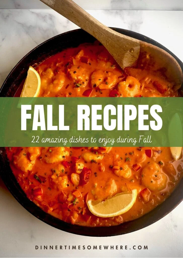 Fall Recipes Cookbook Dinnertime Somewhere