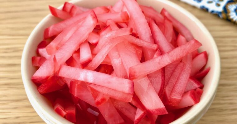 Japanese Pickled Radishes