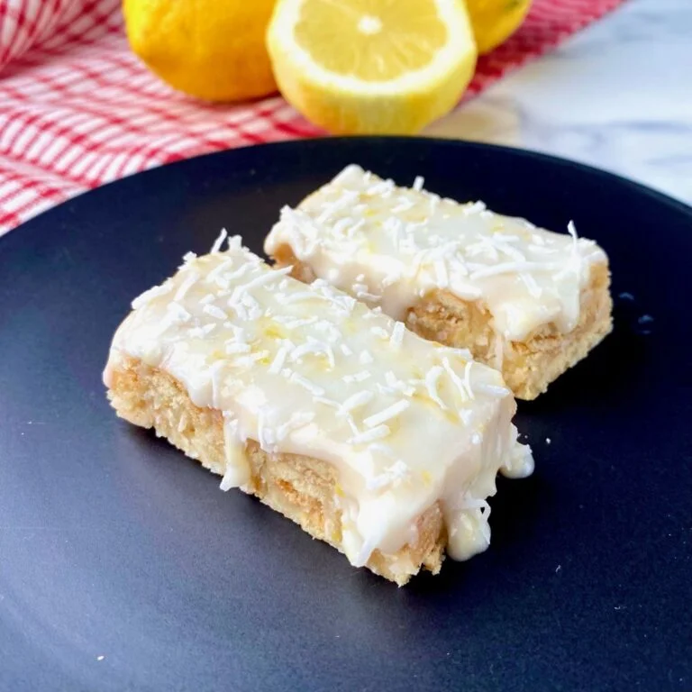 No Bake Lemon Coconut Bars