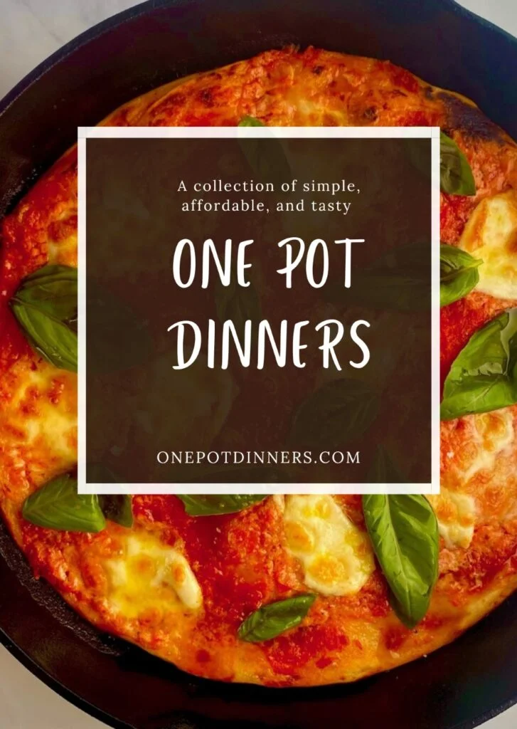 One Pot Dinners Cookbook Dinnertime Somewhere