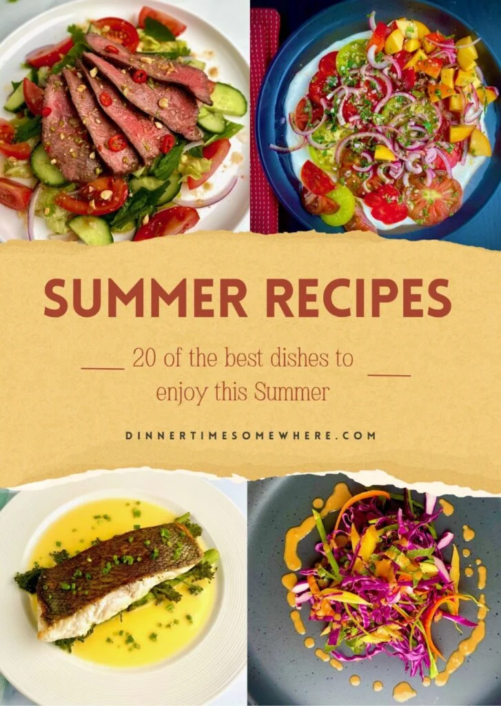 Summer Recipes Cookbook Dinnertime Somewhere