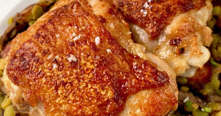 Crispy Skin Chicken Thighs