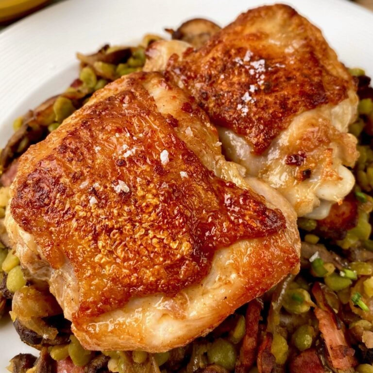 Crispy Skin Chicken Thighs