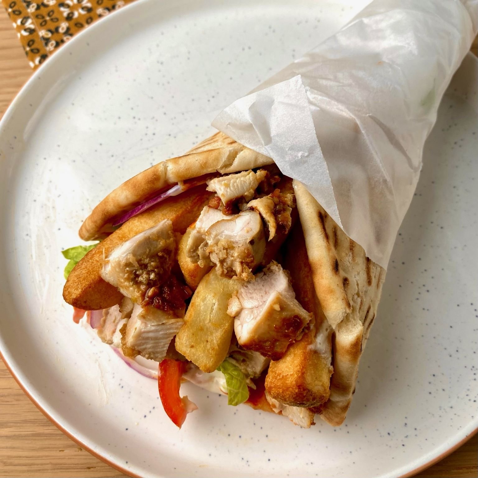 Greek Chicken Gyros