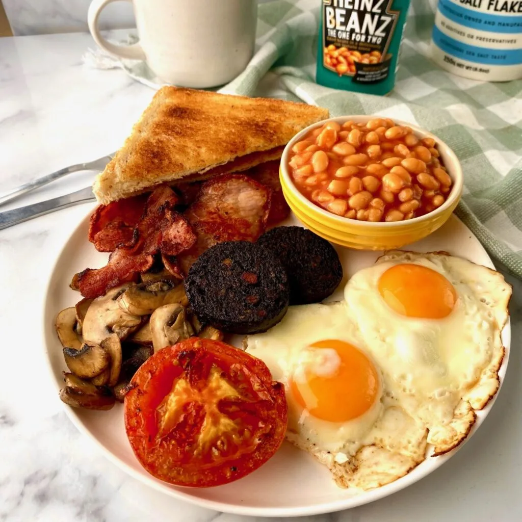 Full English Breakfast with Baked Beans