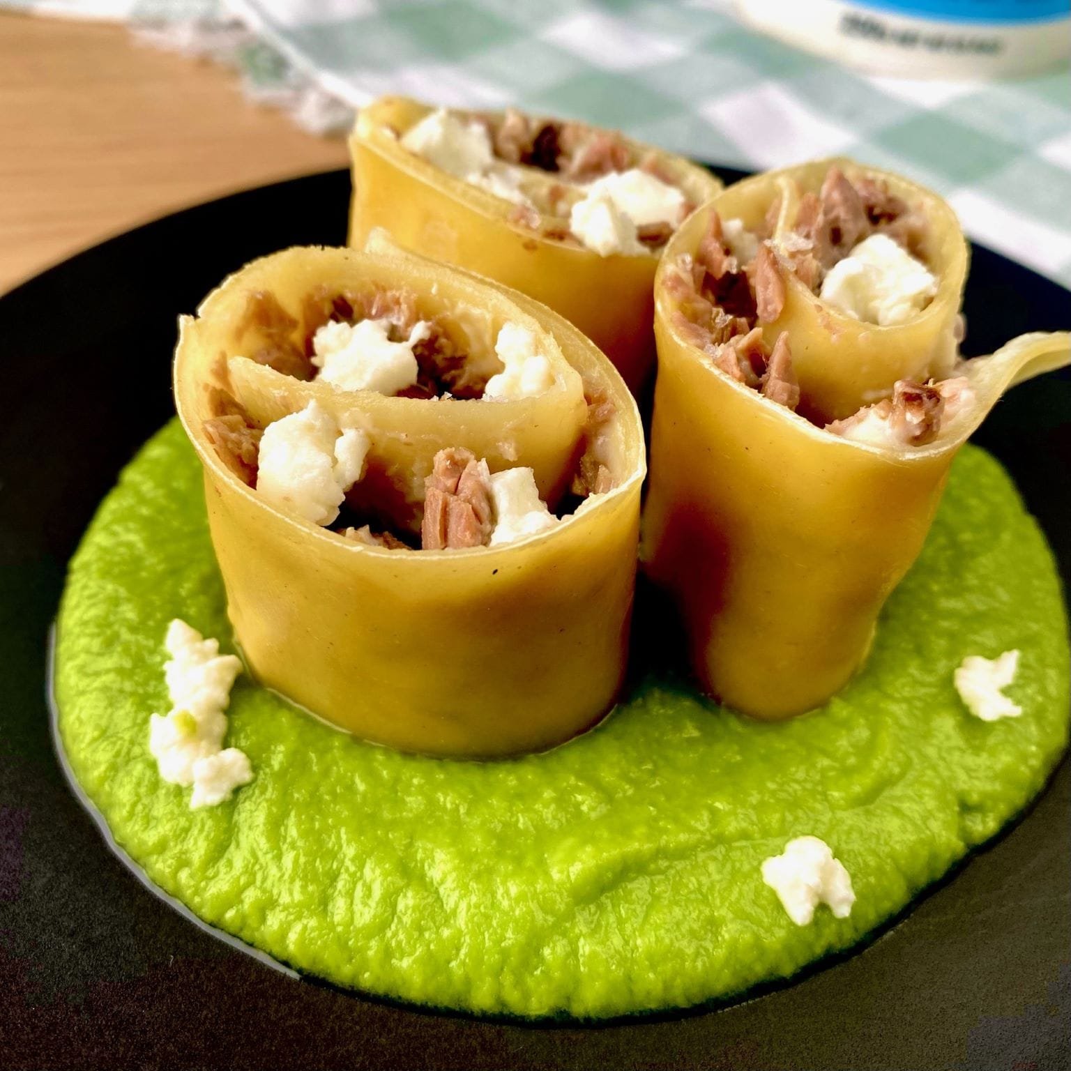 Lamb Lasagna Roll Ups