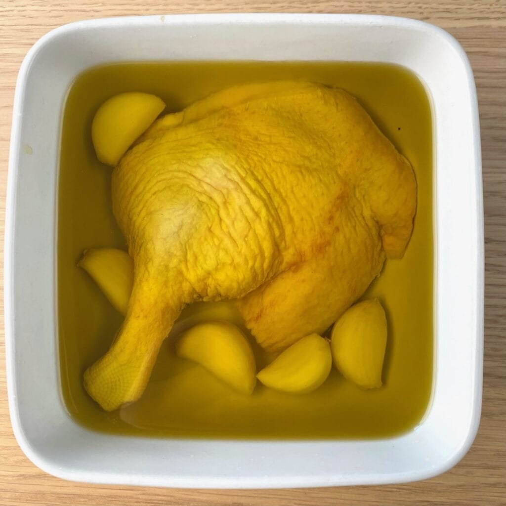 Confit Duck in Oil before cooking