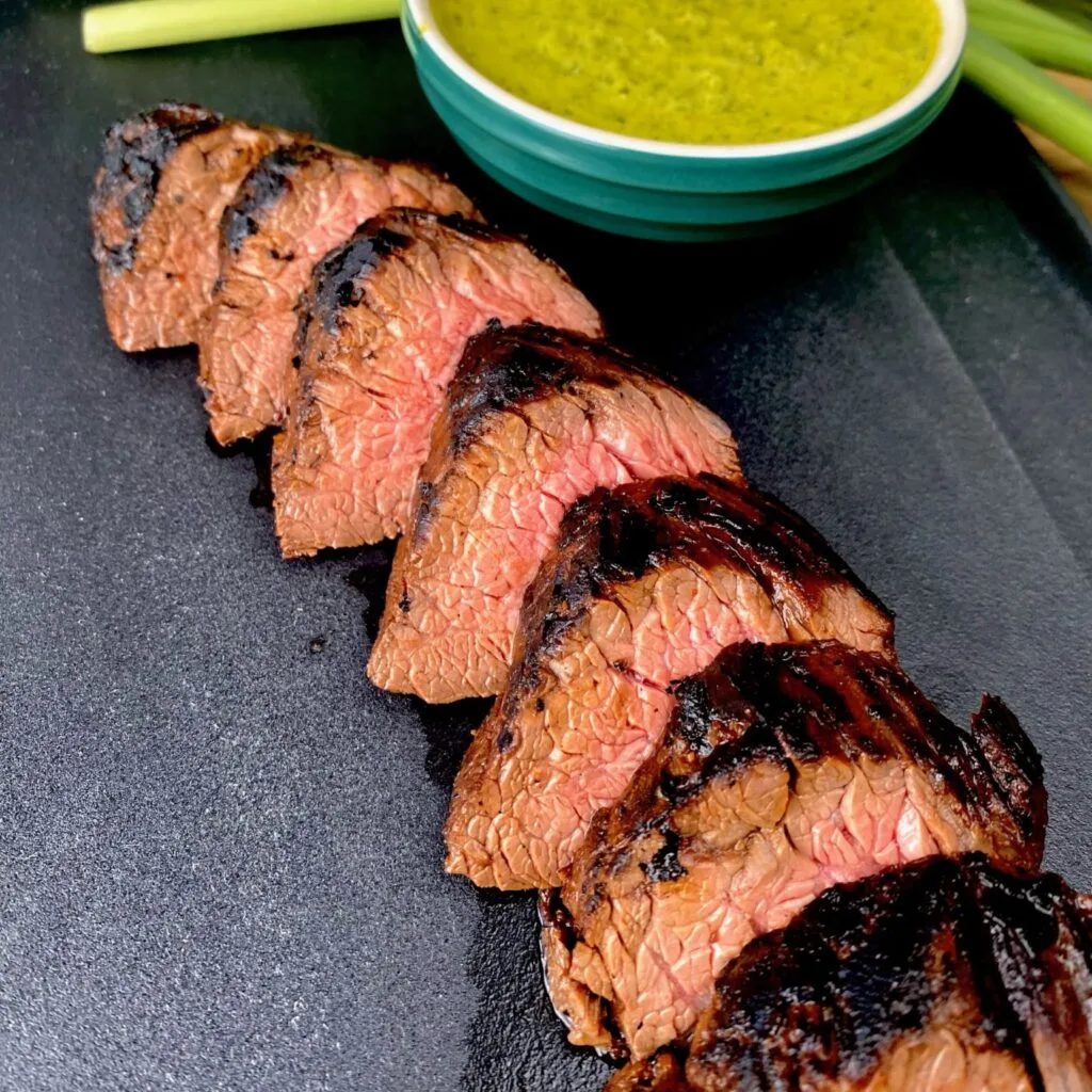 Pan Fried Honey Soy Hanger Steak