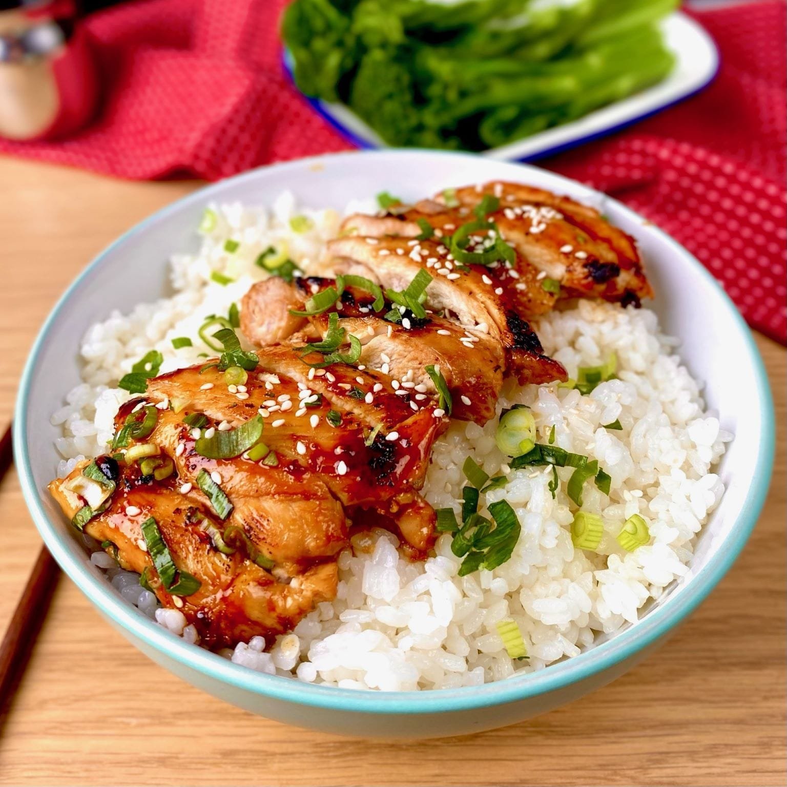 Chicken Teriyaki on Rice