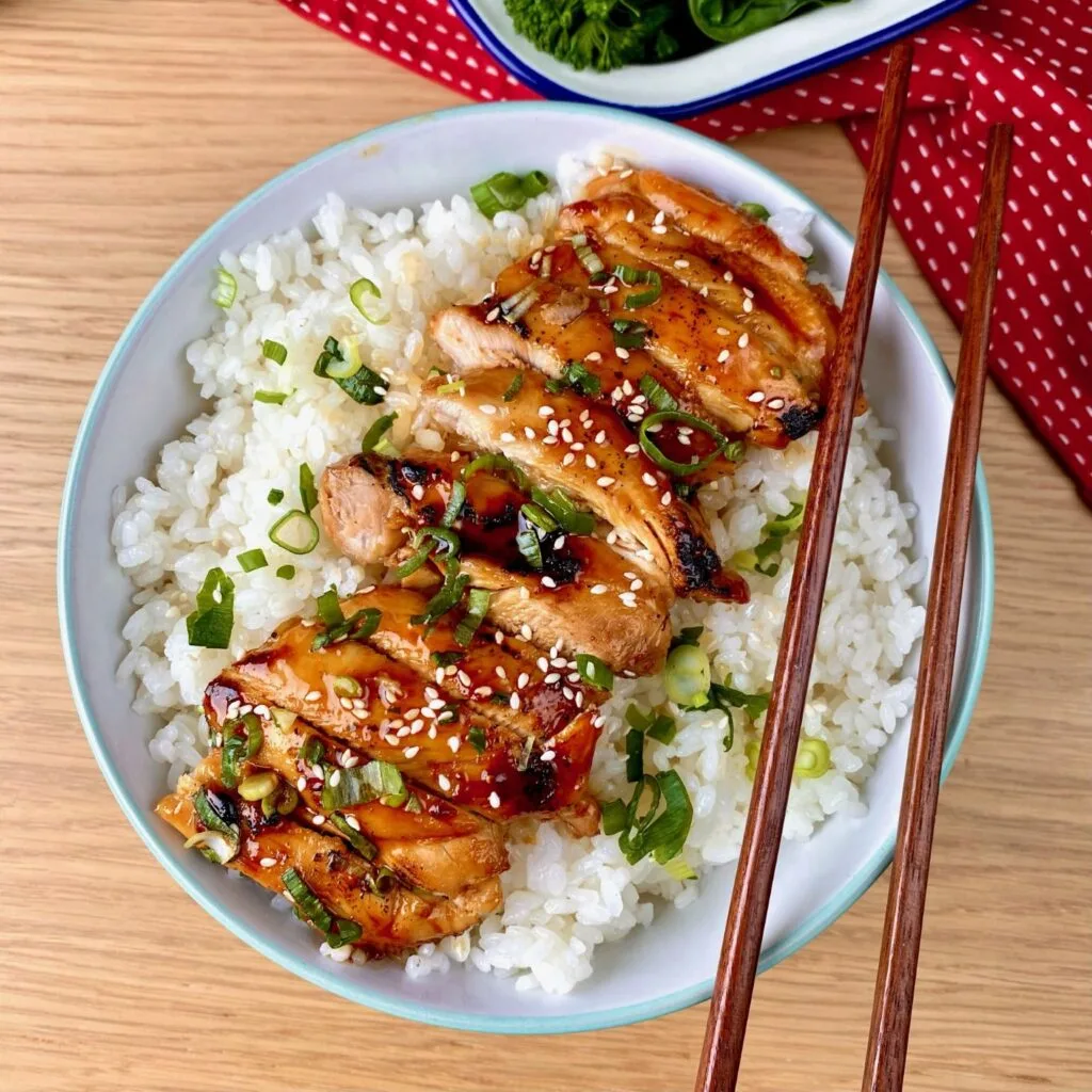 Teriyaki Chicken on Rice