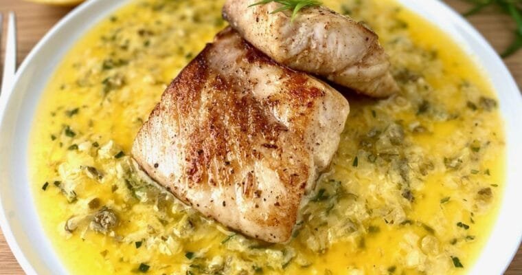 Red Snapper with Butter Tartare Sauce