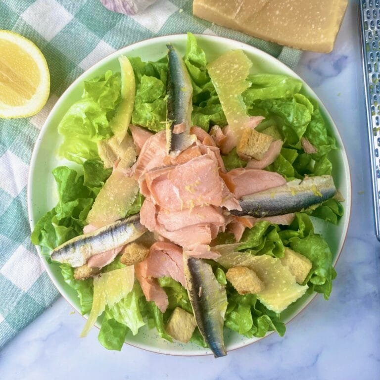 Salmon Caesar Salad
