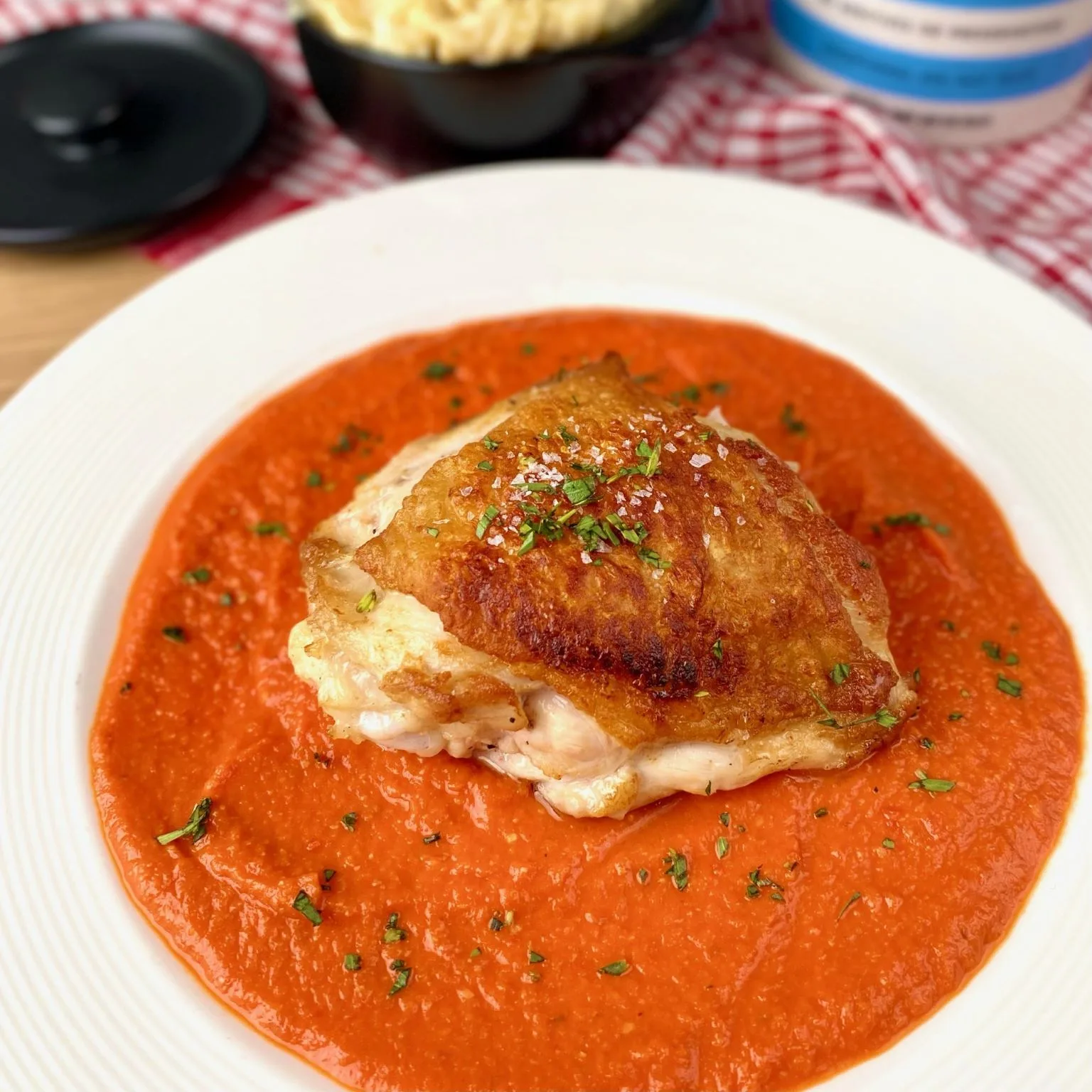 Chicken with Romesco Sauce