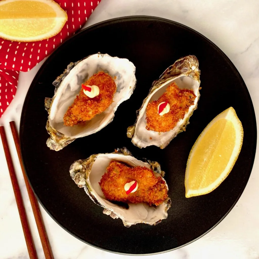 Deep Fried Oysters with Panko