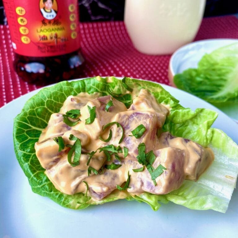 Spicy Tuna Lettuce Cups