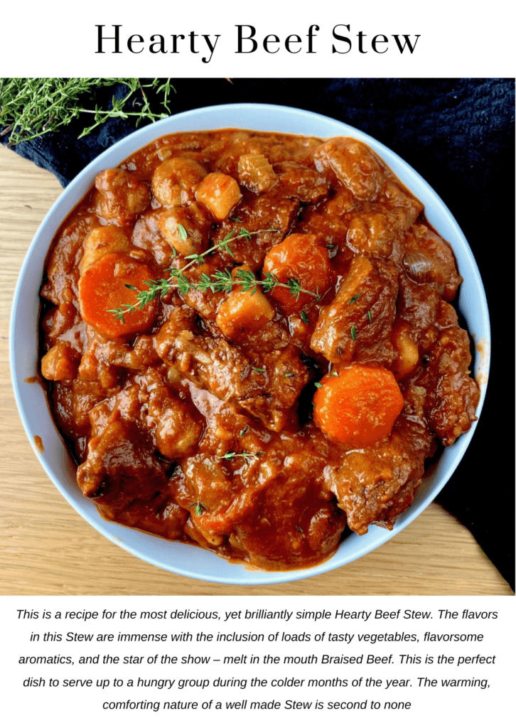 Winter Recipes Cookbook Hearty Beef Stew Cover