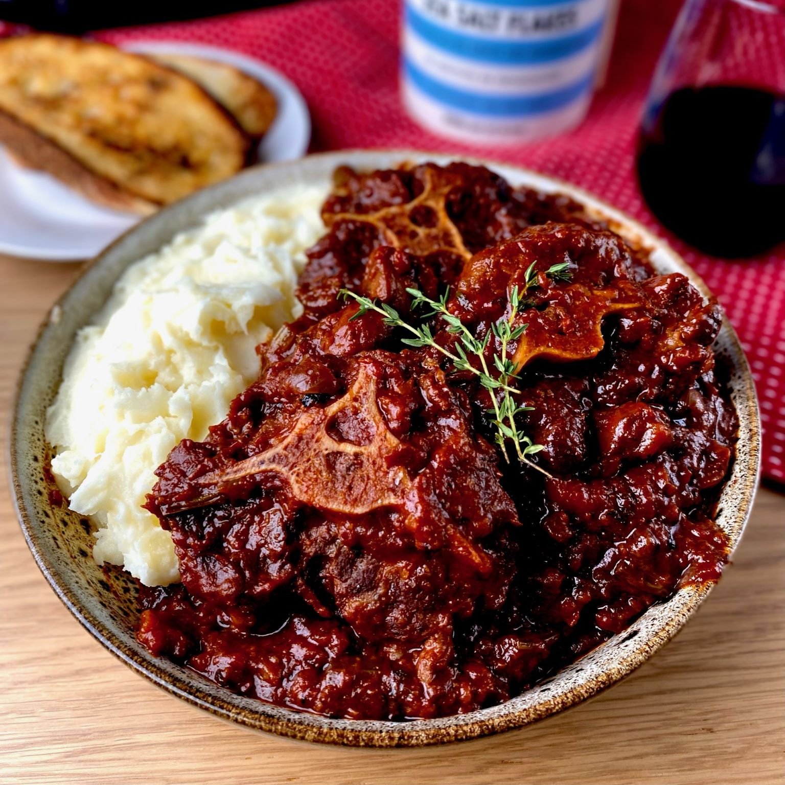 Braised Oxtail with Red Wine