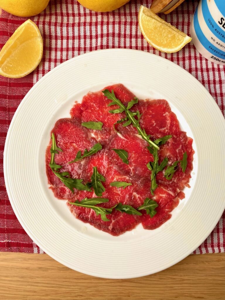 Classic Beef Carpaccio Beef Tenderloin
