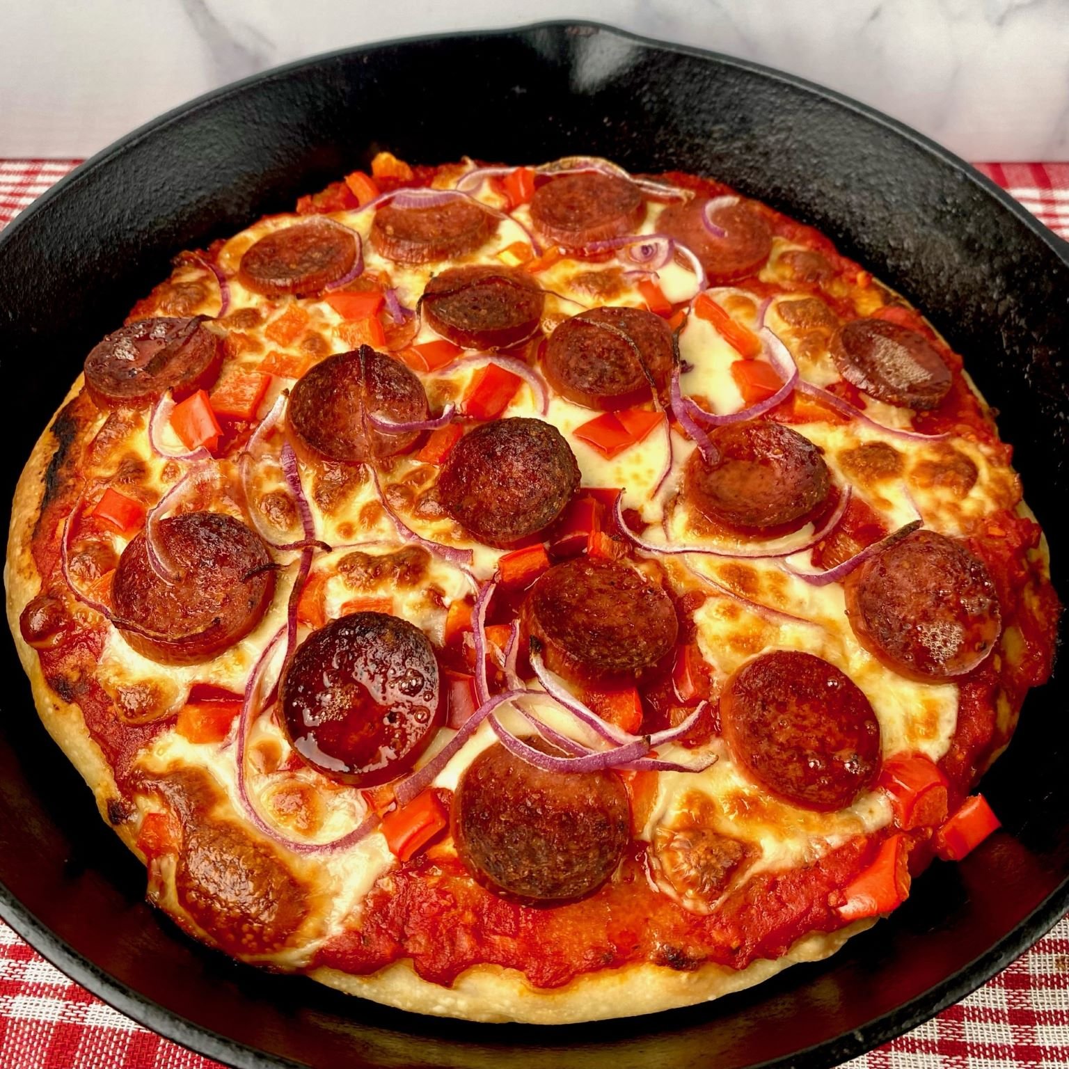 Deep Pan Pepperoni Pizza