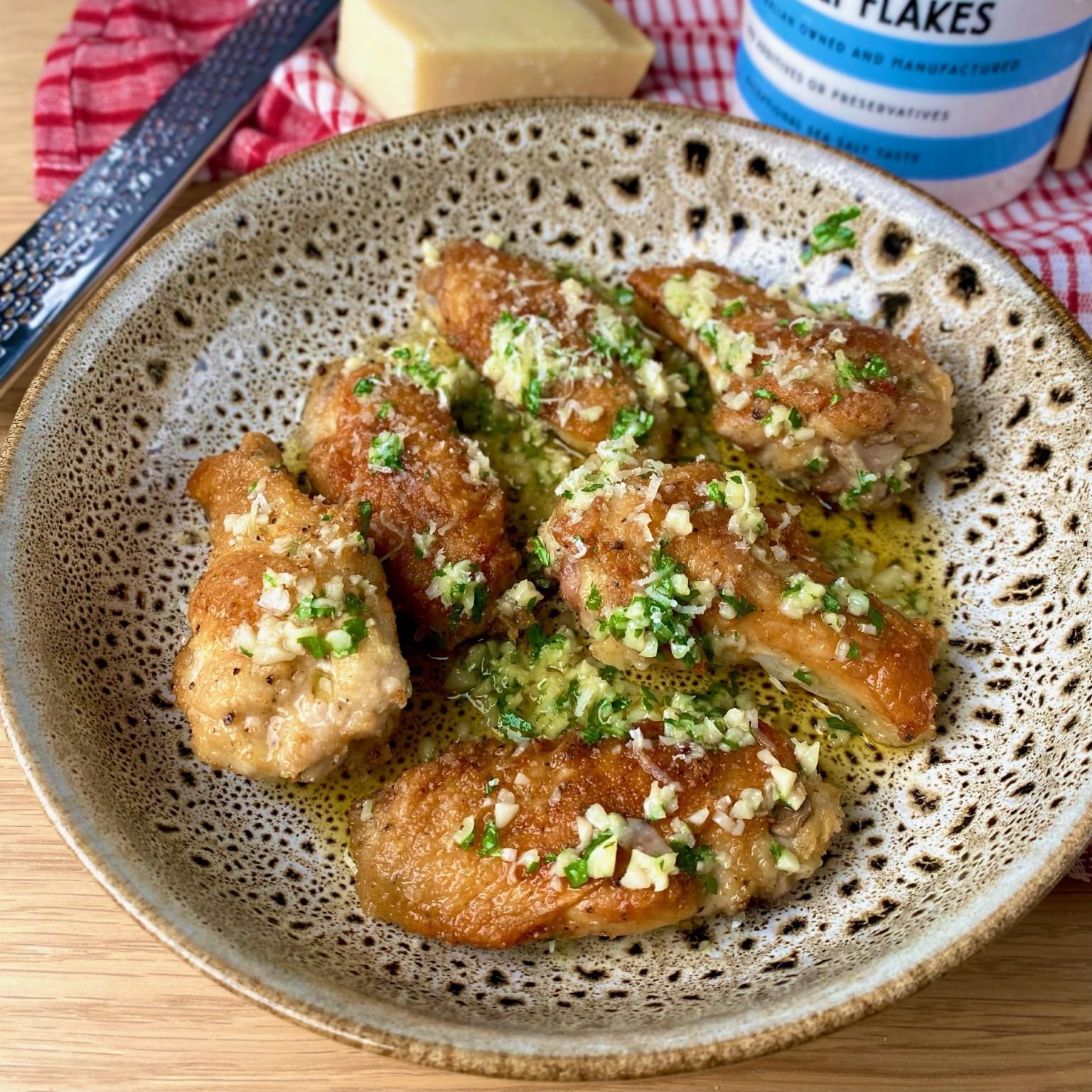 Garlic Parmesan Chicken Wings