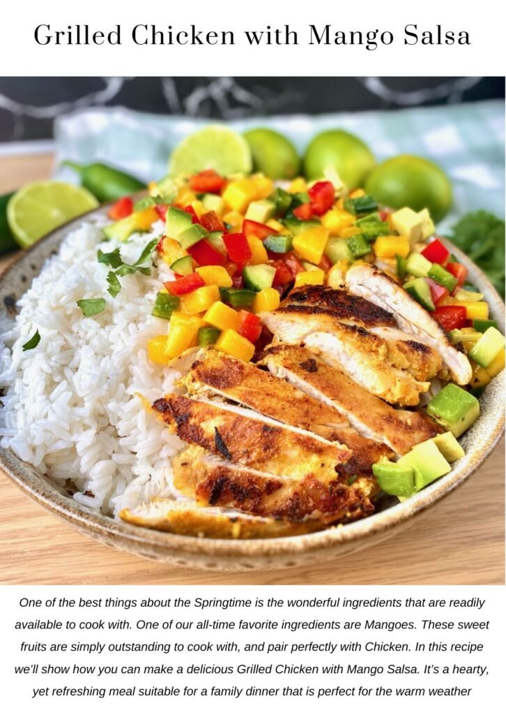 Spring Cookbook Recipe Cover Example