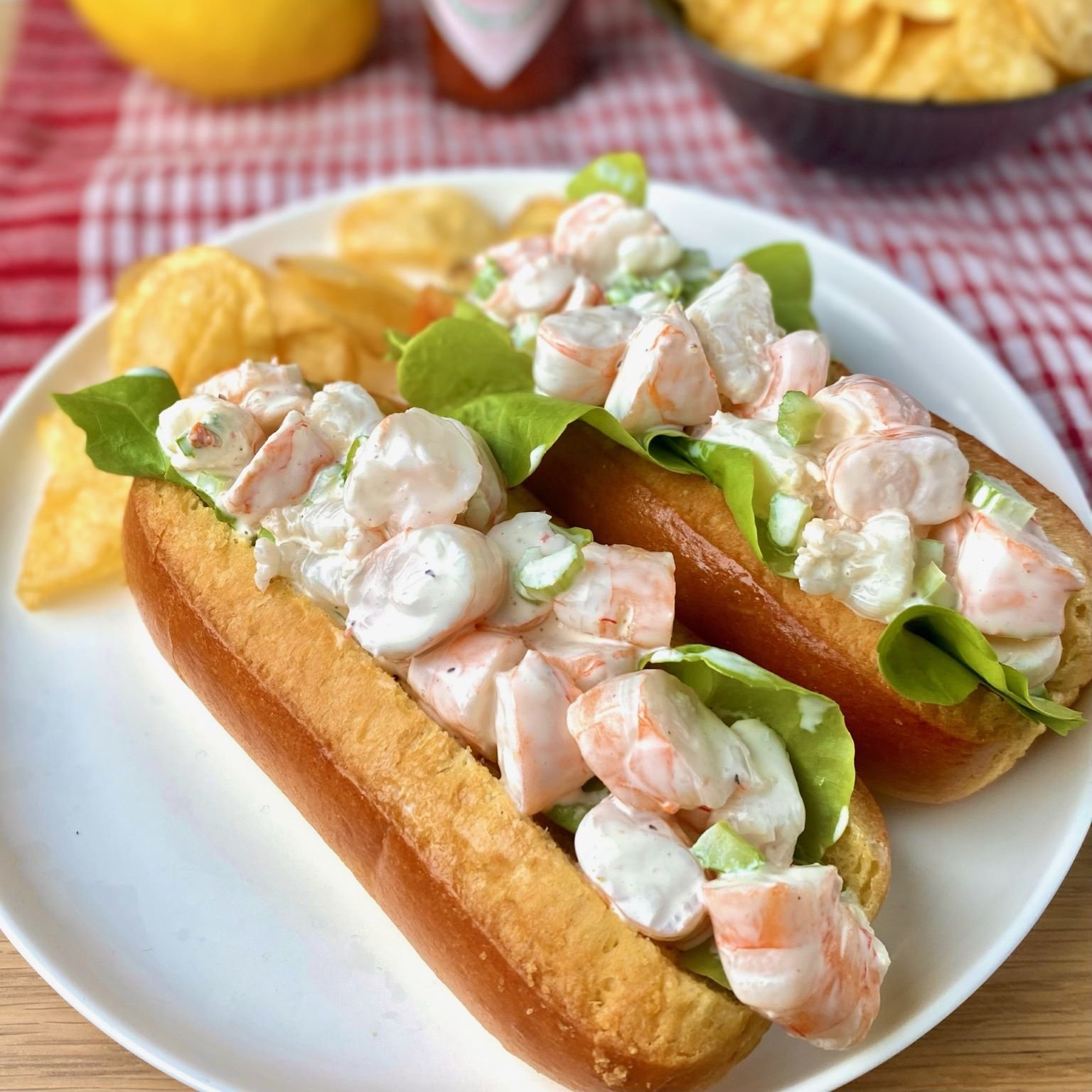 Poached Shrimp Roll