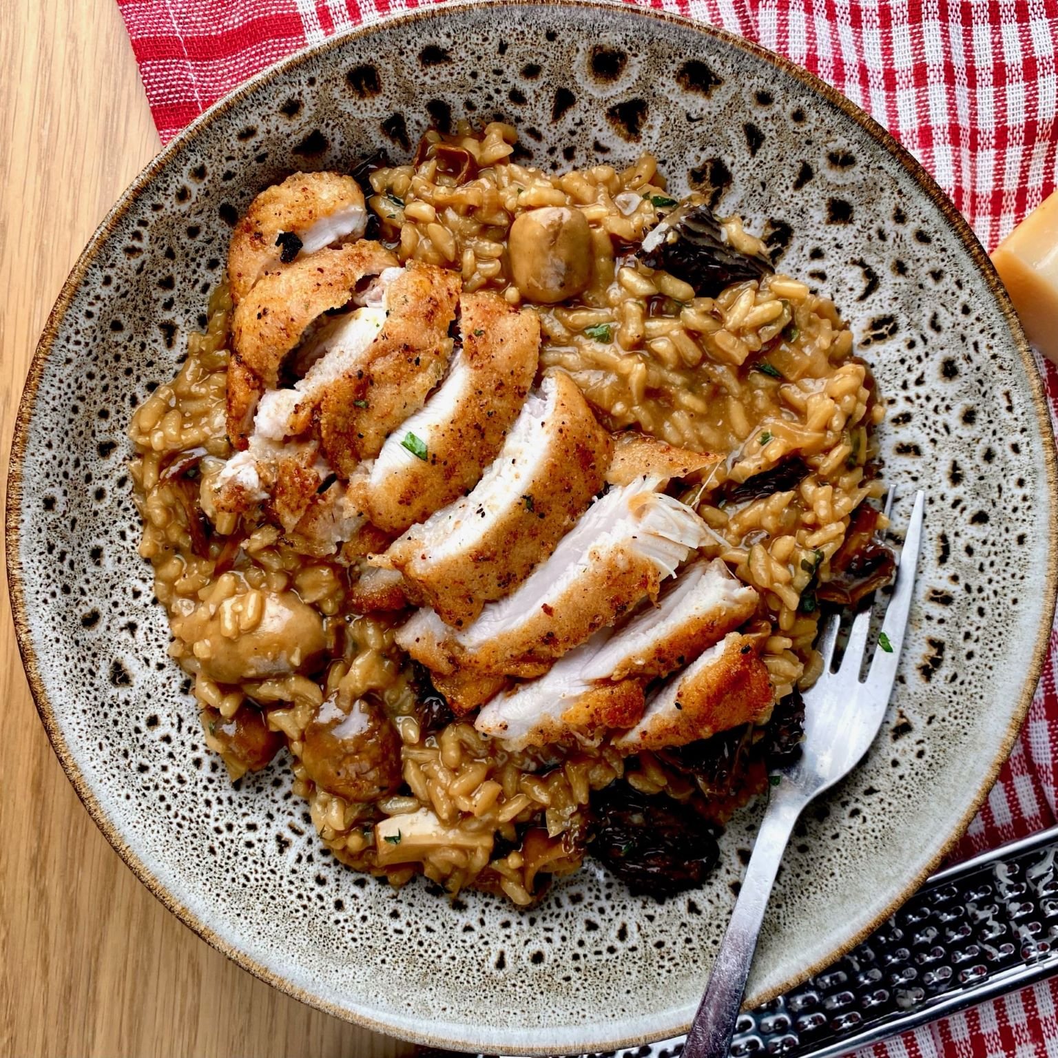 Chicken and Mushroom Risotto