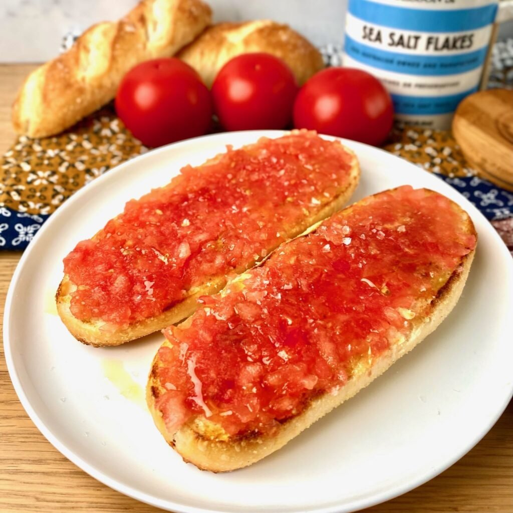Fresh Bread with Tomatoes