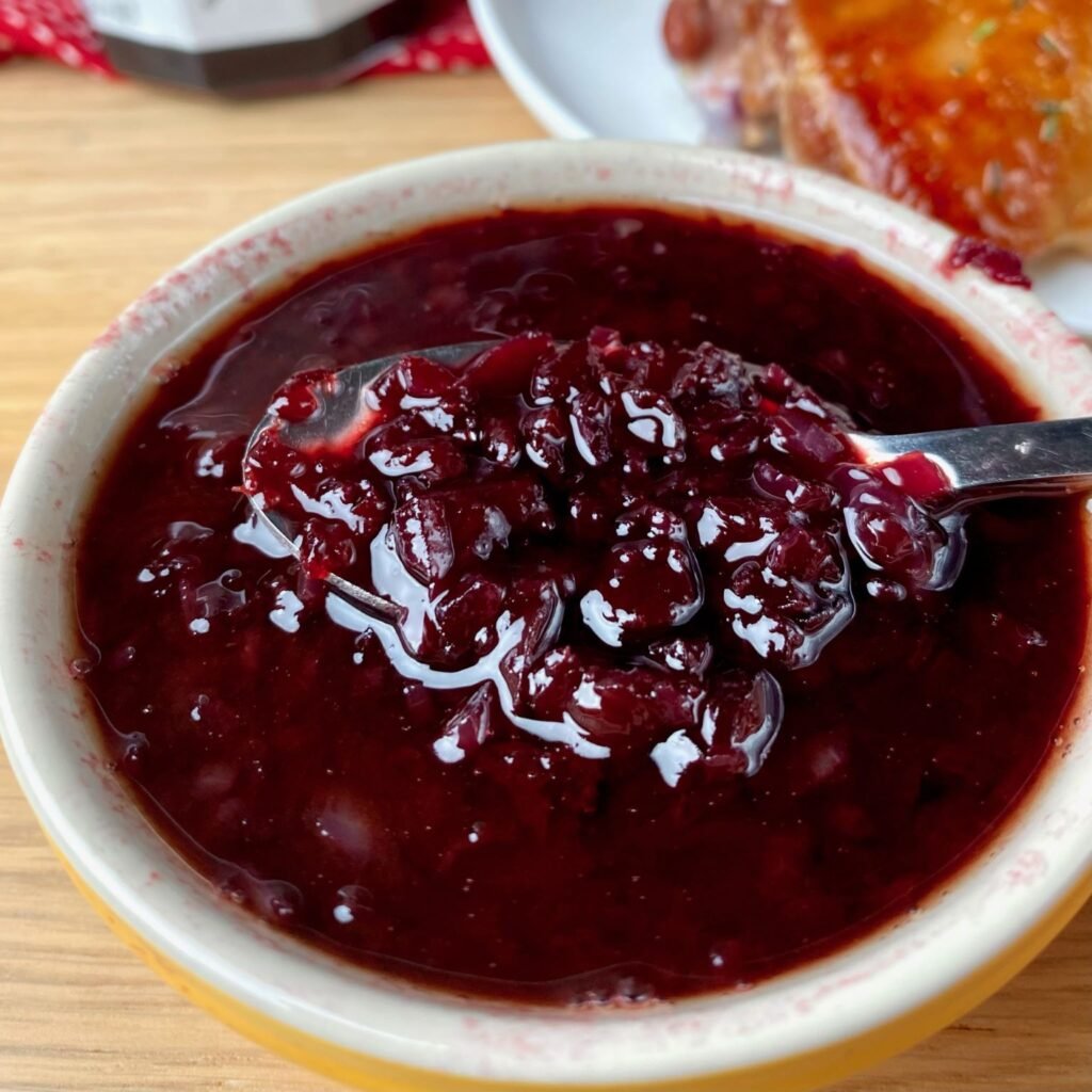Cherry Red Wine Sauce for Duck
