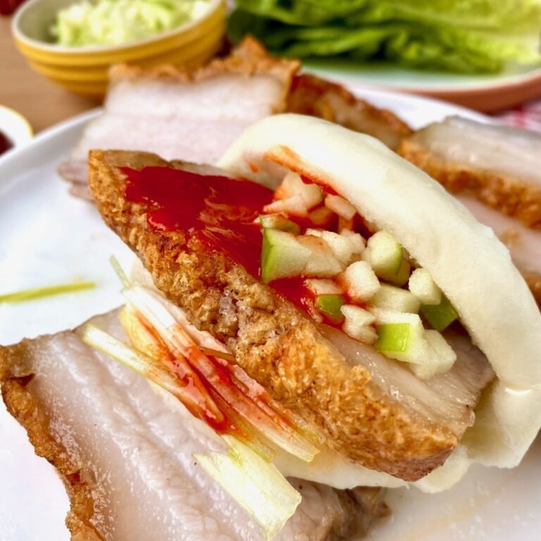 Crispy Pork Belly Bao Buns