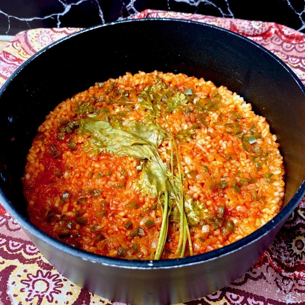 Making Mexican Rice