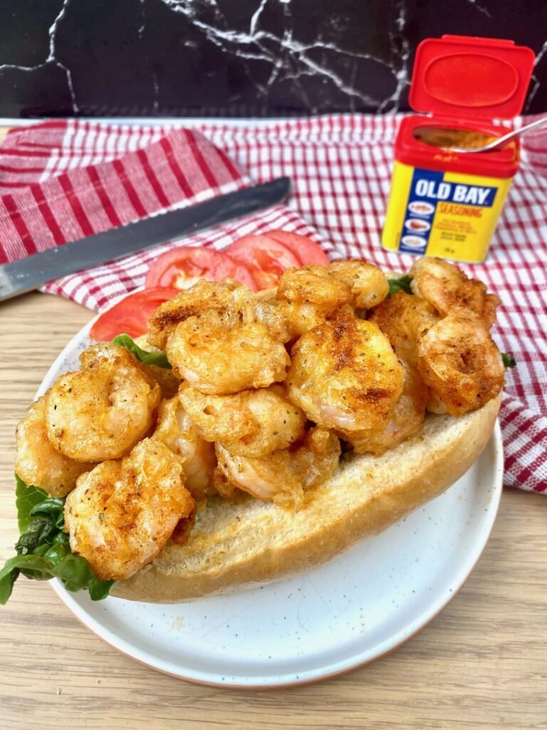 Tempura Shrimp Po Boy with Old Bay