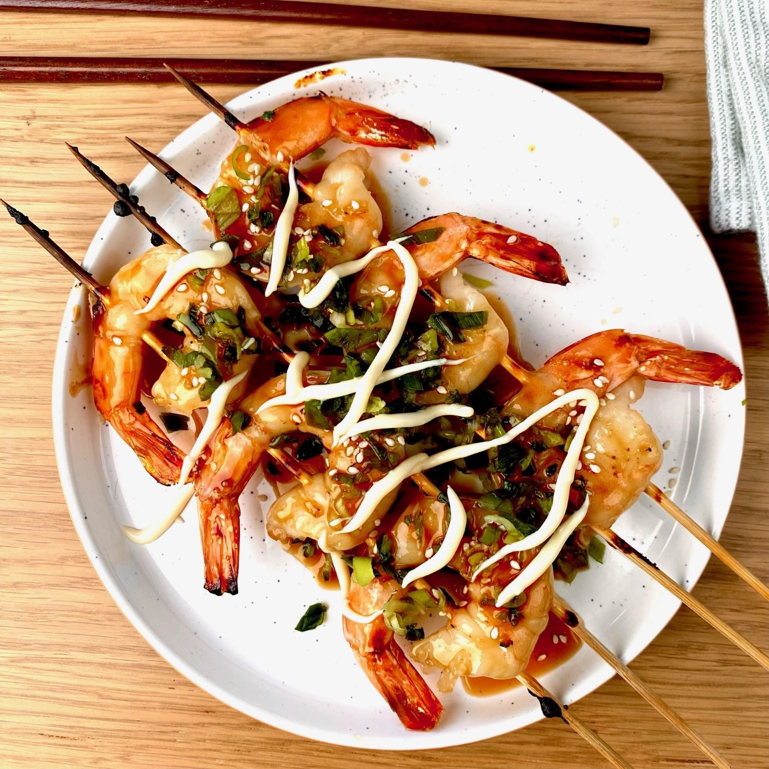 Teriyaki Shrimp Skewers