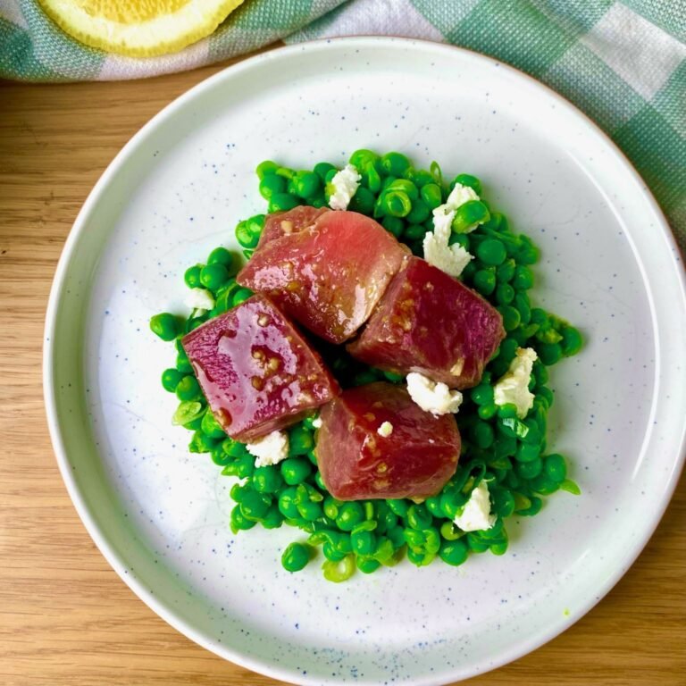 Tuna Tartare with Peas