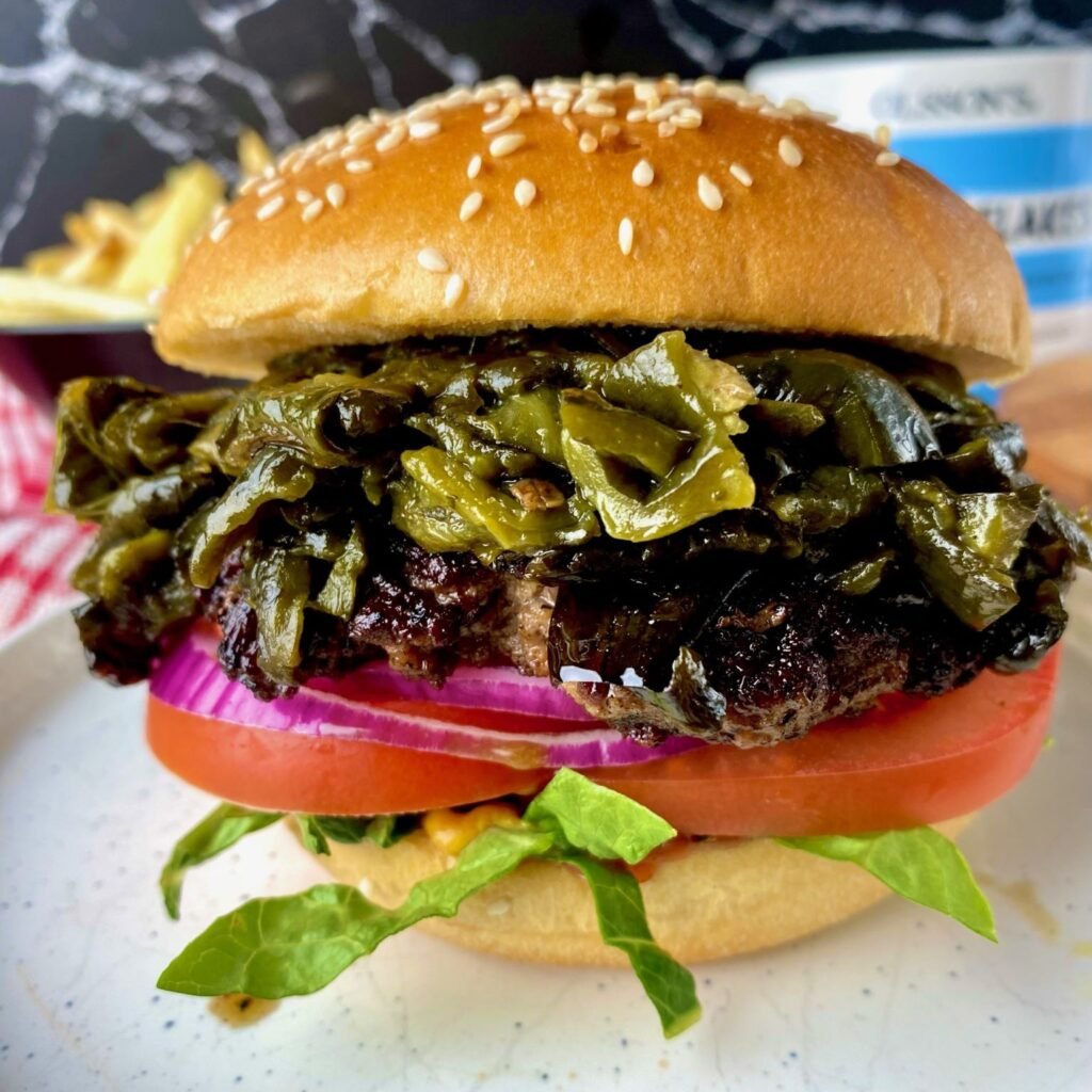 Best Green Chili Burger