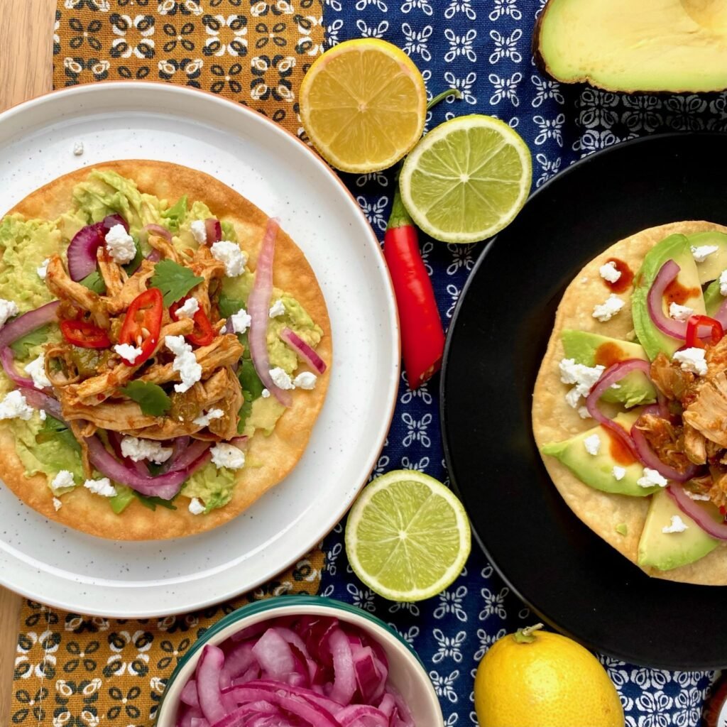 Mexican Pulled Chicken for Tostadas