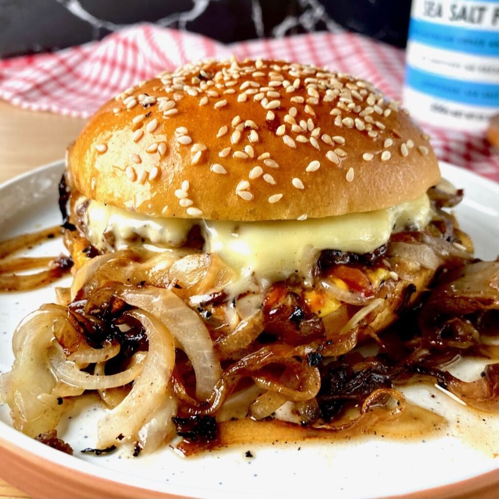 Easy Oklahoma Fried Onion Burger Recipe